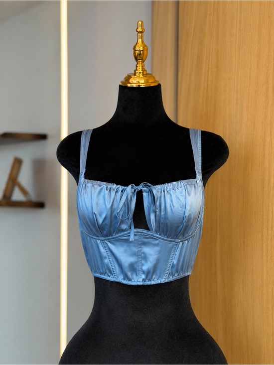 Victoria's Secret Tops - Victoria’s Secret Y2K Satin Corset Bustier Crop Top | Bombshell Muse